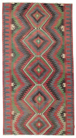  Kilim Vintage Turkish Rug 173X320 Red/Grey Carpetvista