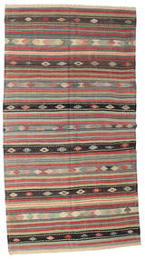  Kelim Vintage Turkki Matot 168X314 Ruskea/Harmaa Carpetvista