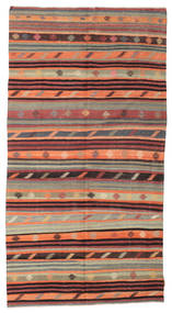170X324 絨毯 キリム セミアンティーク トルコ オリエンタル 廊下 カーペット ベージュ/レッド (ウール, トルコ) Carpetvista