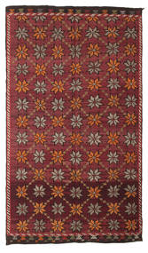 180X311 Kelim Vintage Tyrkiske Teppe Orientalsk Mørk Rød/Brun (Ull, Tyrkia) Carpetvista