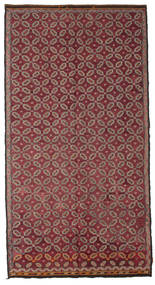  Kelim Semi-Antiek Turkije Vloerkleed 178X335 Donkerrood/Rood Carpetvista