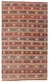 Tapis Kilim Semi-Antique Turquie 178X301 Marron/Rouge (Laine, Turquie)