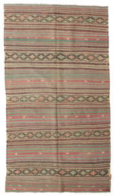  Kilim Semi Antique Turkish Rug 153X272 Wool Orange/Brown Small Carpetvista