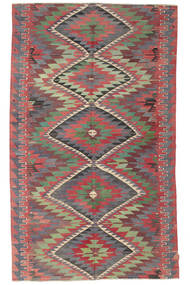 191X320 Kilim Vintage Turkish Rug Oriental Red/Grey (Wool, Turkey) Carpetvista
