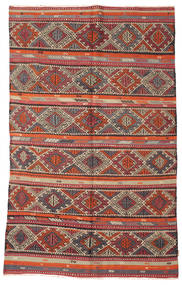 Kelim Halbantik Türkei Teppich 166X271 Rot/Orange Wolle, Türkei Carpetvista