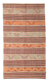 絨毯 オリエンタル キリム セミアンティーク トルコ 158X278 ベージュ/レッド (ウール, トルコ)