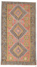 173X305 Kelim Halbantik Türkei Teppich Orientalischer Braun/Orange (Wolle, Türkei) Carpetvista