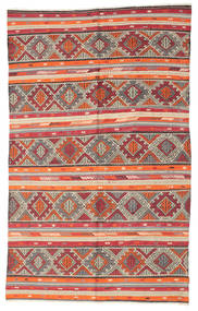 182X290 Kelim Semi-Antiek Turkije Vloerkleed Oosters Rood/Oranje (Wol, Turkije) Carpetvista