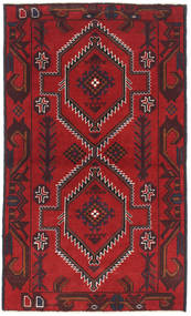83X144 絨毯 オリエンタル バルーチ ダークレッド/レッド (ウール, アフガニスタン) Carpetvista