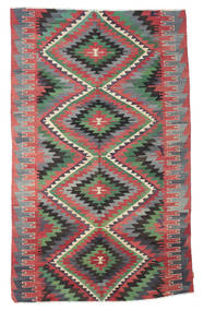 183X296 Kelim Vintage Türkei Teppich Orientalischer Rot/Grau (Wolle, Türkei) Carpetvista