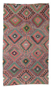  Kilim Semi-Antique Turquie Tapis 175X301 De Laine Rouge/Gris Carpetvista