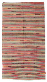 136X245 絨毯 オリエンタル キリム セミアンティーク トルコ レッド/オレンジ (ウール, トルコ) Carpetvista