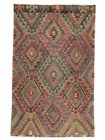  Kilim Vintage Turkish Rug 173X279 Vintage Wool Dark Yellow/Dark Red Carpetvista