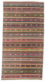  Kilim Vintage Turkish Rug 172X334 Vintage Wool Red/Grey Carpetvista