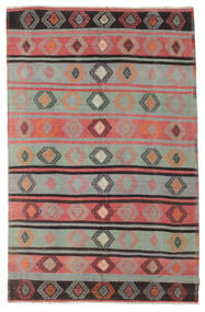  Orientalischer Kelim Halbantik Türkei Teppich 186X290 Rot/Braun Wolle, Türkei Carpetvista