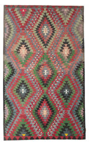  Kelim Vintage Türkei Teppich 176X293 Rot/Grau Carpetvista