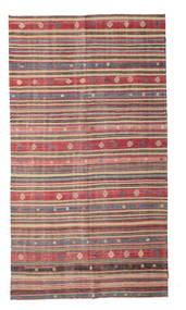 絨毯 オリエンタル キリム セミアンティーク トルコ 175X315 レッド/茶色 (ウール, トルコ)