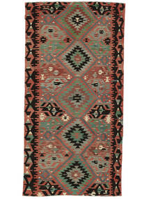 Tapis D'orient Kilim Vintage Turquie 159X314 De Couloir Rouge/Marron (Laine, Turquie)