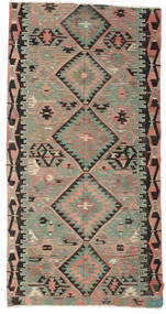 絨毯 キリム セミアンティーク トルコ 158X304 茶色/オレンジ (ウール, トルコ)
