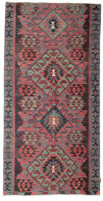 182X356 Tappeto Kilim Semi-Antichi Turchi Orientale Rosso/Grigio (Lana, Turchia) Carpetvista