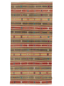  164X317 Kelim Vintage Türkei Teppich Läufer Braun/Orange Türkei Carpetvista
