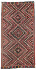絨毯 キリム セミアンティーク トルコ 170X330 レッド/茶色 (ウール, トルコ)