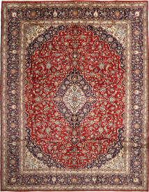  Orientalischer Keshan Fine Teppich 298X386 Großer Wolle, Persien/Iran Carpetvista