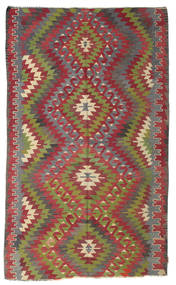  Kelim Vintage Türkei Teppich 170X280 Rot/Grün Carpetvista