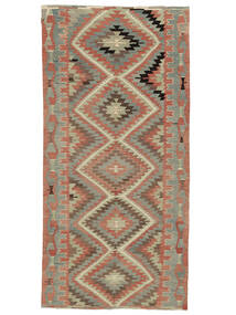  Kilim Vintage Turkish Rug 160X331 Vintage Wool Brown/Dark Red Carpetvista