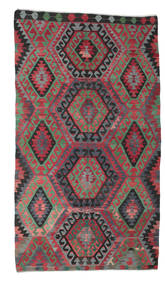 181X327 絨毯 オリエンタル キリム ヴィンテージ トルコ レッド/ダークグレー (ウール, トルコ) Carpetvista