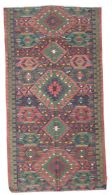  Kilim Vintage Törökország 174X330 Vintage Gyapjúszőnyeg Piros/Szürke Carpetvista
