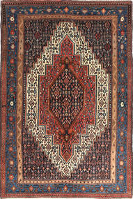 124X188 Senneh Teppich Orientalischer (Wolle, Persien/Iran) Carpetvista