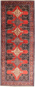 Senneh Teppich 130X327 Läufer Wolle, Persien/Iran Carpetvista