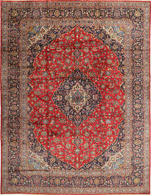 310X405 Tapis D'orient Kashan Fine Rouge/Beige Grand (Laine, Perse/Iran) Carpetvista