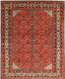  Hamadan Rug 158X193 Persian Wool Small Carpetvista