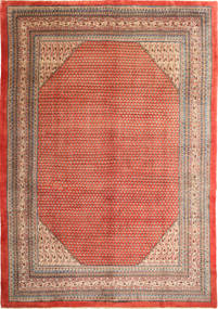  Persischer Sarough Mir Teppich 272X382 Braun/Rot Carpetvista