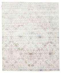 Himalaya Rug 242X293 Beige/Light Grey Wool/Bamboo Silk, India Carpetvista