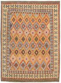 140X194 Kilim Afghan Old Style Rug Oriental (Wool, Afghanistan) Carpetvista