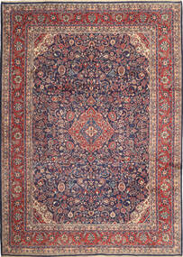 絨毯 ハマダン シャフバフ 270X377 ダークレッド/ブラック 大きな (ウール, ペルシャ/イラン)