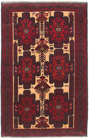 88X139 Baluch Rug Oriental (Wool, Afghanistan) Carpetvista