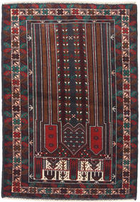  Belutsch Teppich 86X132 Dunkelrosa/Dunkelrot Carpetvista
