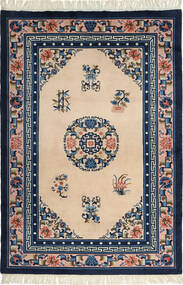  127X183 Klein China In Antikem Stil Teppich Wolle, Carpetvista