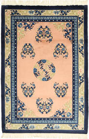  124X181 Klein China In Antikem Stil Teppich Wolle, Carpetvista