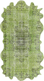  113X220 Klein Colored Vintage Teppich Wolle, Carpetvista