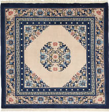  124X126 Klein China In Antikem Stil Teppich Wolle, Carpetvista