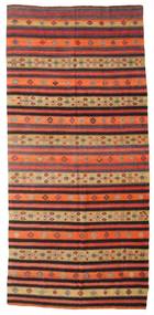  Orientalsk Kelim Halvt Antikke Tyrkiske Teppe 175X375Løpere Rød/Brun Ull, Tyrkia Carpetvista