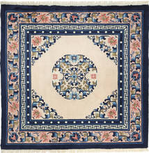  122X126 Klein China In Antikem Stil Teppich Wolle, Carpetvista