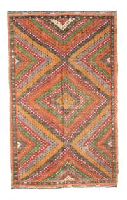  Kilim Semi Antique Turkish Rug 162X265 Wool Orange/Brown Carpetvista