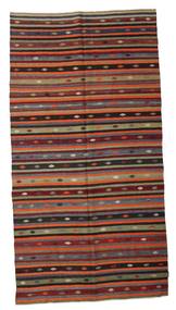 絨毯 オリエンタル キリム ヴィンテージ トルコ 190X360 茶色/レッド (ウール, トルコ)