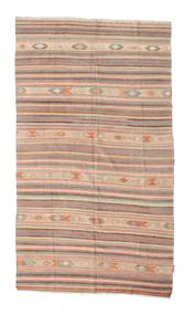 絨毯 オリエンタル キリム セミアンティーク トルコ 158X272 ベージュ/オレンジ (ウール, トルコ)